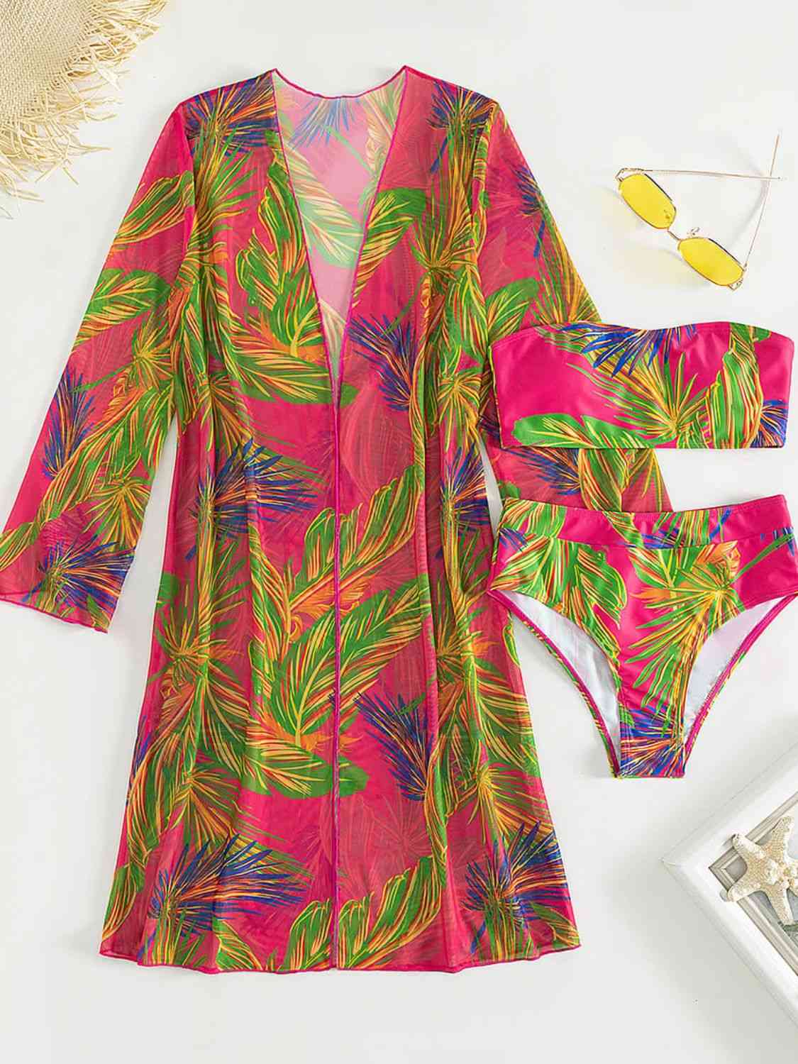 TROPICAL OASIS 3-PIECE SWIM SET