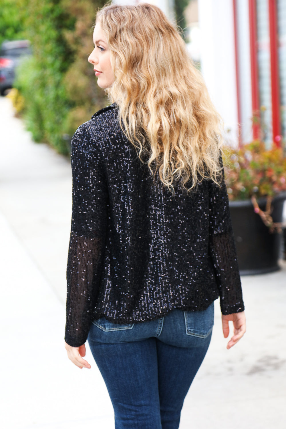 YOU'RE A STAR SEQUIN BLAZER