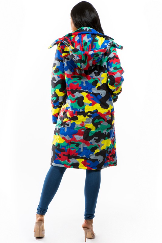 MULTICOLOR PUFFER JACKET