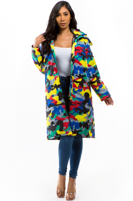 MULTICOLOR PUFFER JACKET