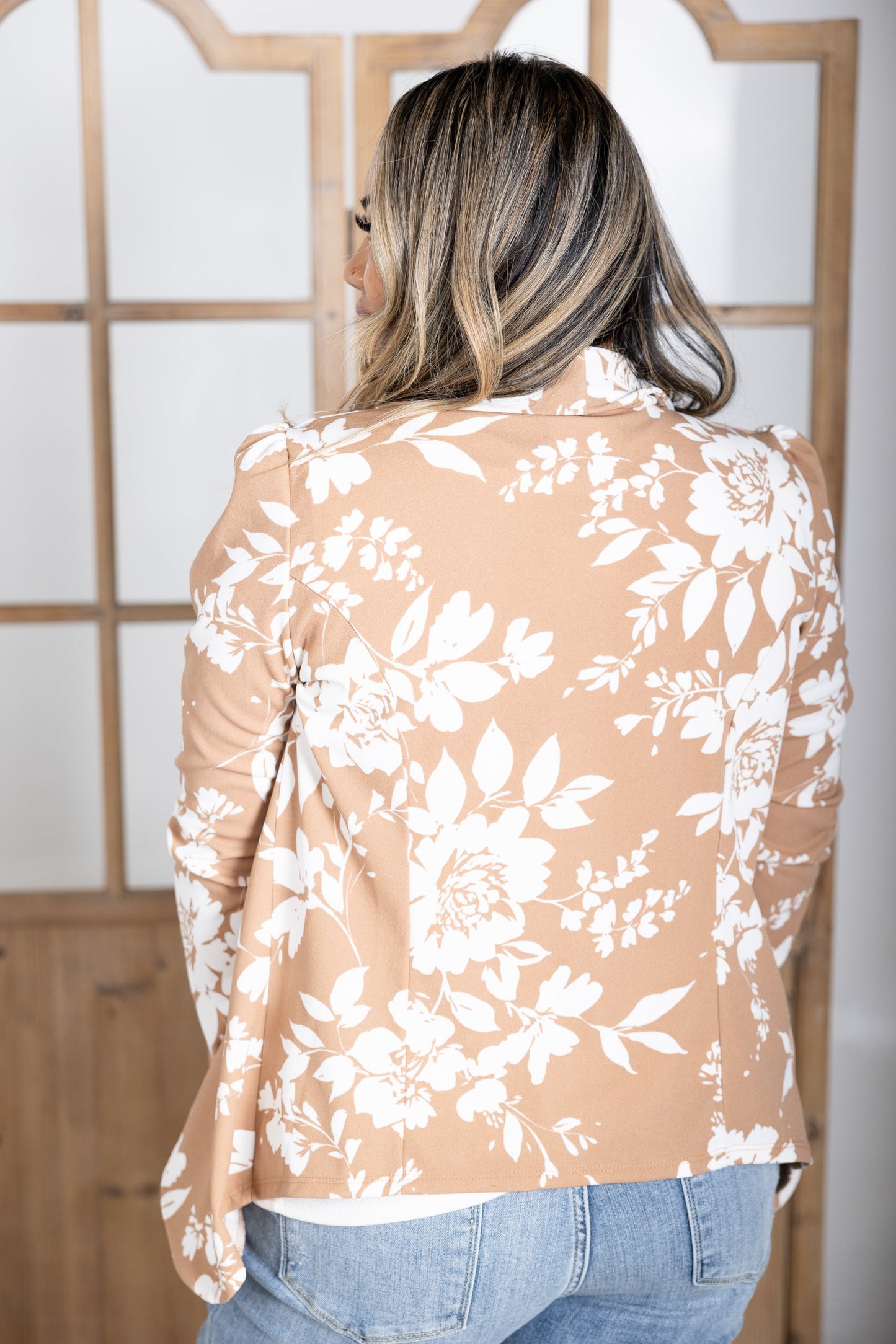 BLAZER OF GLORY IN GOLDEN FLORAL