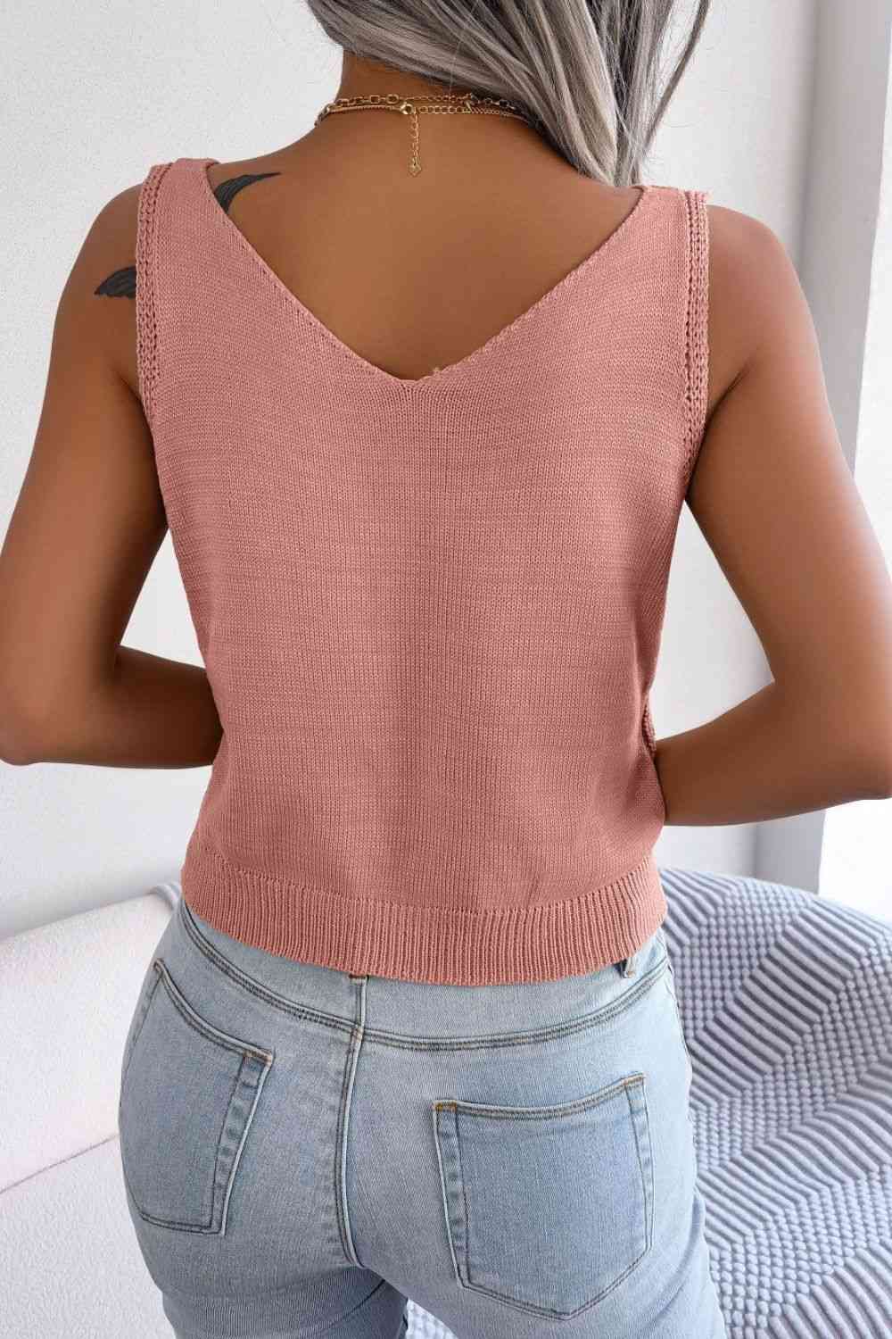 CABLE KNIT TANK