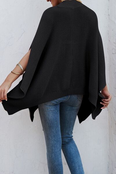 NIKKI KNIT CAPE SLEEVE SWEATER