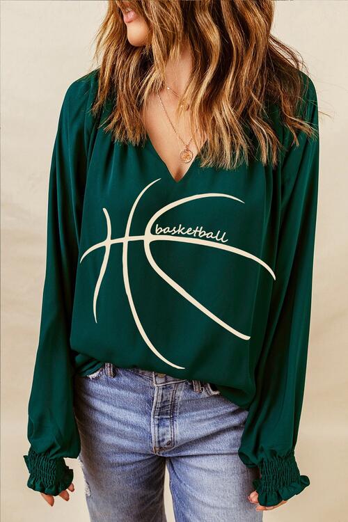 WE'RE PLAYING BASKETBALL LONG SLEEVE TOP